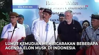 Momen Luhut Sambut Elon Musk saat Tiba di Bali, Langsung Bahas Hal Ini