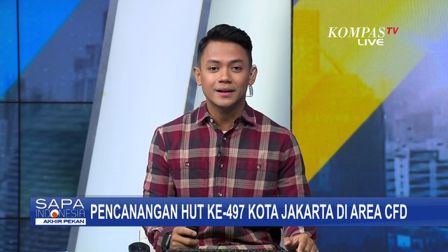 Tak Biasa, Terdapat Panggung Pencanangan HUT ke-497 Kota Jakarta di Area CFD Bundaran HI