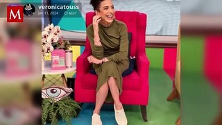 Ingrid Coronado es criticada por sonreír durante homenaje a Verónica Toussaint