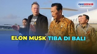 Elon Musk Tiba di Bali, Disambut Menko Marves Luhut