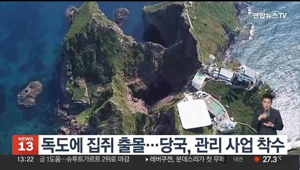 독도에 집쥐 출몰…당국, 관리 사업 착수