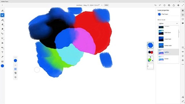 Adobe Fresco Course Section 12 Using Layer Blending Modes