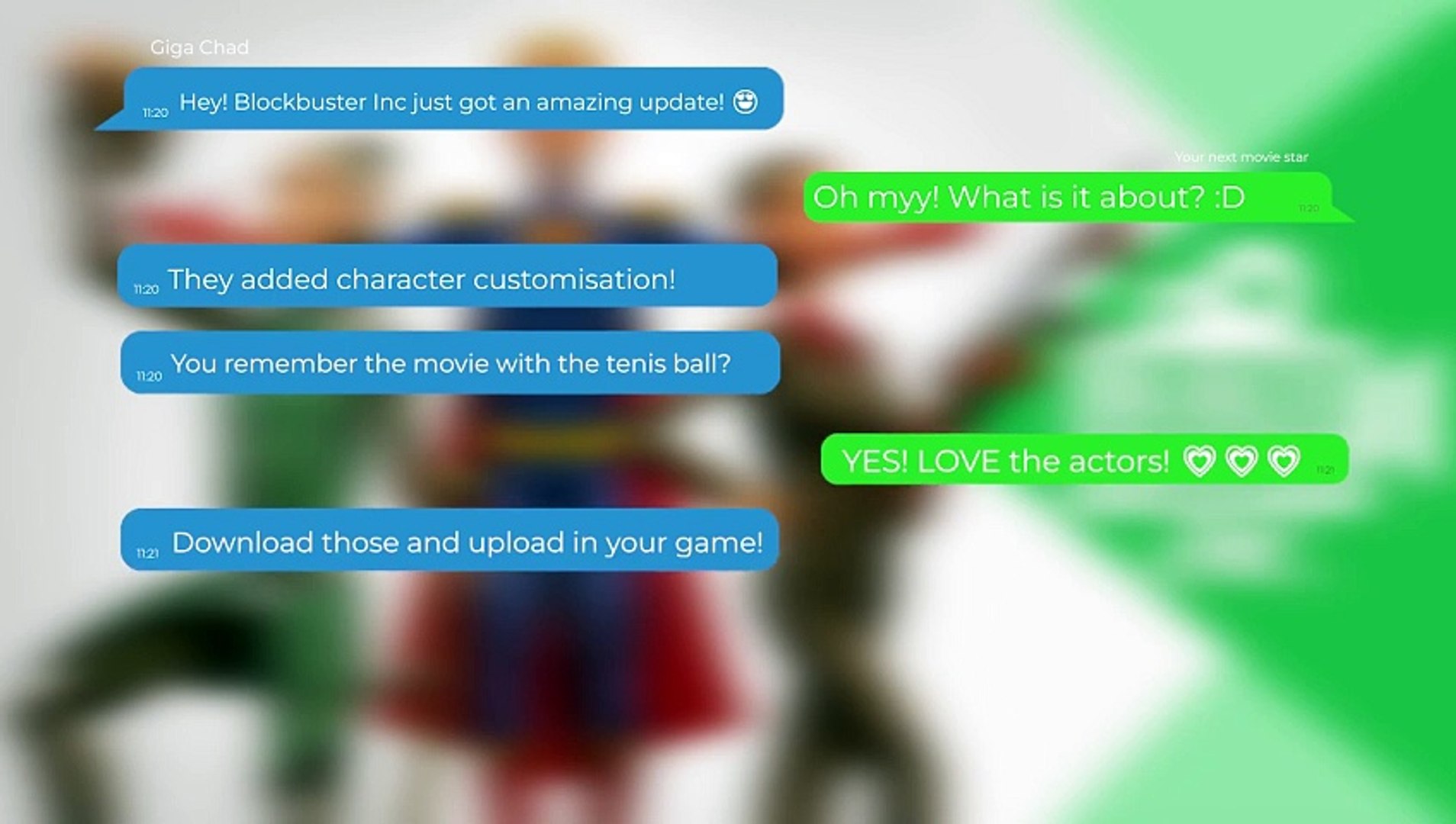 ⁣Blockbuster Inc. - Character Creator Trailer