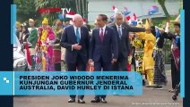 Presiden Joko Widodo Menerima Kunjungan Gubernur Jendral Australia, David Hurley Di Istana