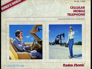 Radio Shack Tandy cellular mobile phone CT 200. Owern's manual.  1986