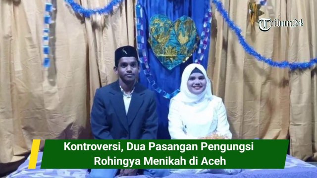 Kontroversi, Dua Pasangan Pengungsi Rohingya Menikah di Aceh