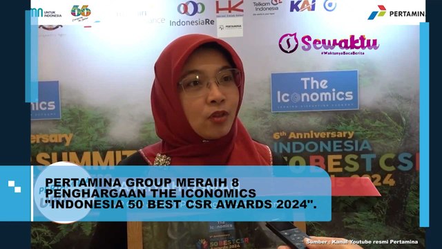 Pertamina Sukses Sabet 8 Penghargaan Sekaligus Dalam Acara Indonesia 50 Best CSR Awards 2024