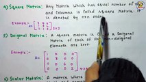 y2mate.com - Types Of Matrices with definition and Example  Matrices Definition with Example Mathematics Matrix_360p