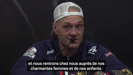 Poids lourds - Fury après sa défaite contre Usyk : "Je suis fier de moi"