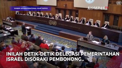 Detik-Detik Delegasi Israel Diteriaki Pembohong Saat Bicara di Mahkamah Internasional
