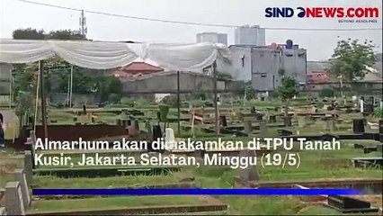 Suasana di TPU Tanah Kusir Jelang Pemakaman  Tokoh Pers Salim Said