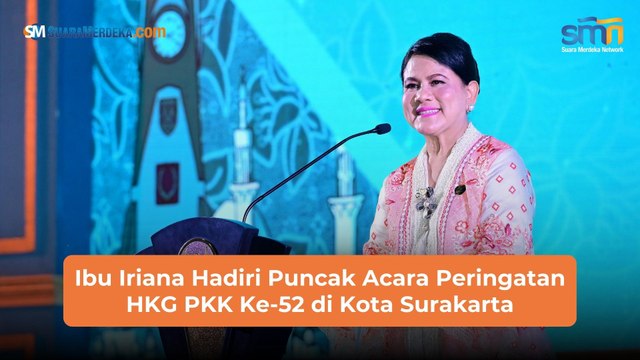 Ibu Iriana Hadiri Puncak Acara Peringatan HKG PKK Ke-52 di Kota Surakarta