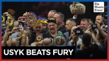 Usyk beats Fury to become undisputed world heavyweight boxing champion