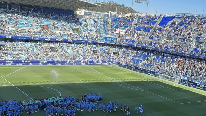 El himno de El Kanka, 'Una cosa inexplicable', suena por primera vez en La Rosaleda