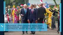 Presiden Joko Widodo Menerima Kunjungan Gubernur Jenderal Australia, David Hurley di Istana