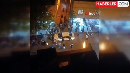Şanlıurfa'da park yeri kavgası kamerada
