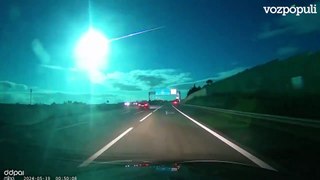 Espectacular meteorito cruza España y Portugal