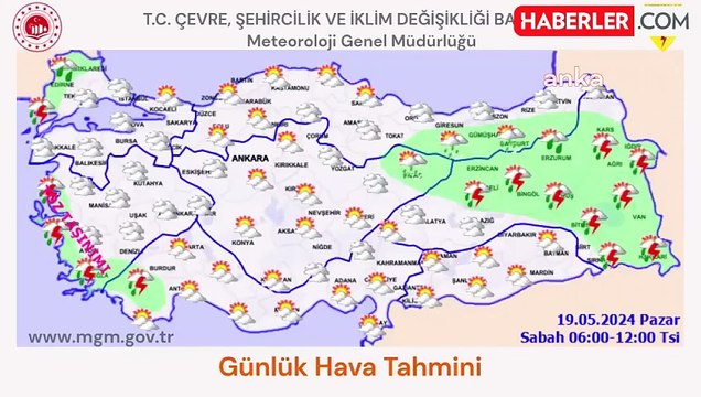 Marmara, Ege ve Batı Akdeniz'de Sağanak Yağış Bekleniyor