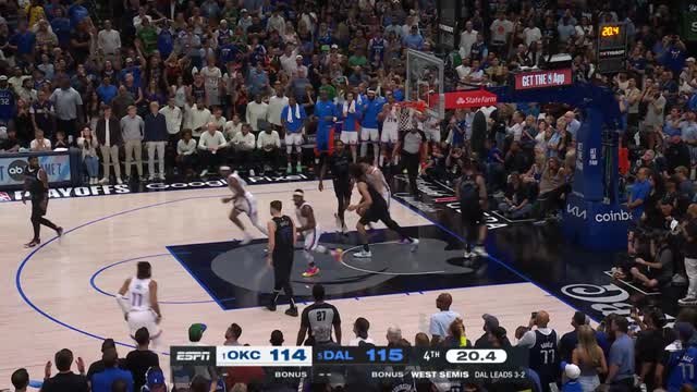 SGA and Holmgren link up for the alley-oop