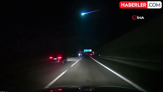 İspanya ve Portekiz'de görülen gök taşı geceyi aydınlattı