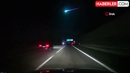 İspanya ve Portekiz'de görülen gök taşı geceyi aydınlattı