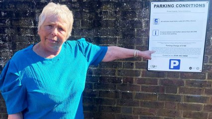 Firm puts up private parking signs threatening £100 fines - on residents' land