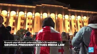 Georgia president Salome Zurabishvili vetoes controversial 