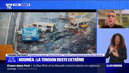 "C'est une forme de coup d'état": Virginie Ruffnach, présidente du groupe "Rassemblement" au Congrès de Nouvelle-Calédonie, évoque les émeutes sur l'île