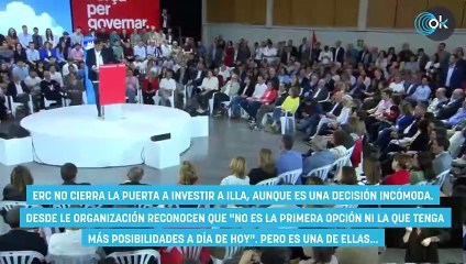 Nueva humillación de ERC al PSC le obliga a viajar a Suiza para negociar la investidura de Illa