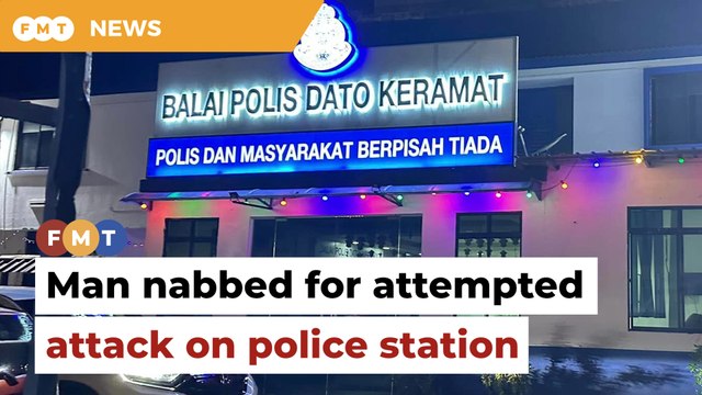 Cops nab man over attempt to attack police station in Penang