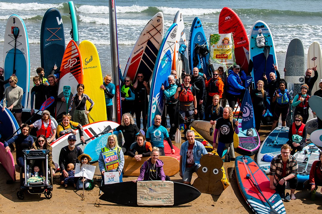 Surfers Agains Sewage Protest South Bay Scarborough
