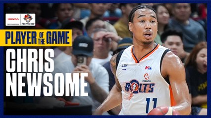 PBA Player of the Game Highlights: Chris Newsome's 20 points help Bolts to Game 2 win