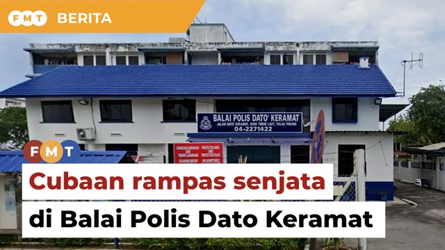 Lelaki ditahan cuba rampas senjata di Balai Polis Dato Keramat