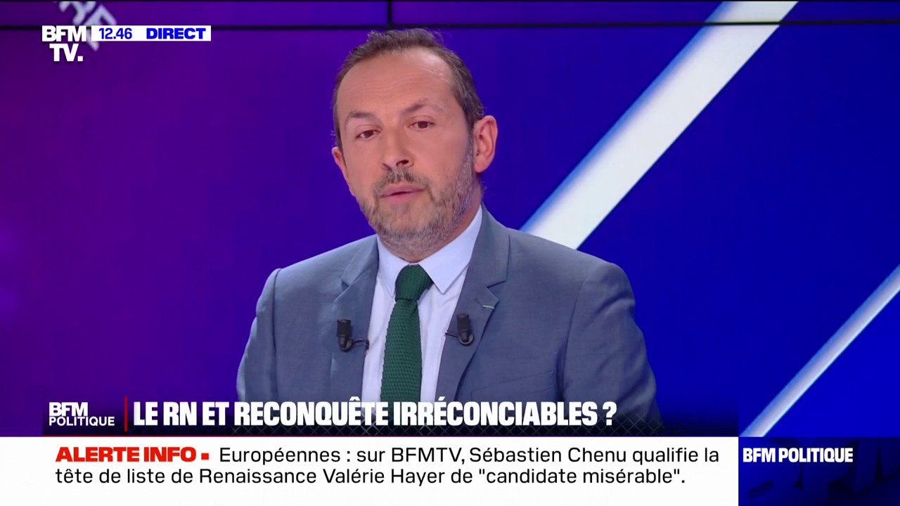 Retour de Marion Maréchal au RN: "Elle a fait des choix mais rien n'est jamais irréversible dans la vie", estime Sébastien Chenu
