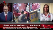 Dünya rekortmeni dalışçı CNN TÜRK'te: Şahika Ercümen spor tutkusu ve 19 Mayıs ruhunu anlatıyor