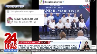 24 Oras Weekend: (Part 1) Ulan at baha sa Metro Manila; 2 pulis bodyguard daw ng Chinese?; PBBM 'di raw kilala si Mayor Guo; atbp.