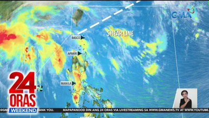 Ilang bahagi ng bansa, inulan dahil sa easterlies at shearline | 24 Oras Weekend