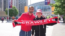 Crawley Town fans 'proud' to see their side at Wembley for Play-off clash