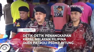 Detik-detik Penangkapan 3 Kapal Nelayan Asal Filipina oleh Patroli PSDKP Bitung