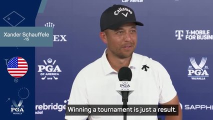 Winning a major 'just a result' - Schauffele