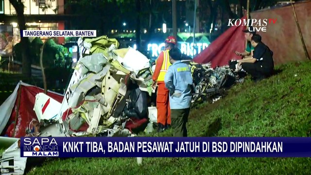 Begini Kronologi Pesawat Latih Jatuh di BSD Tangsel