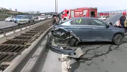 Eyüpsultan TEM Otoyolu'nda zincirleme kaza