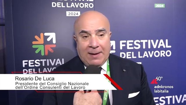 XV° edizione del Festival del Lavoro, De Luca 