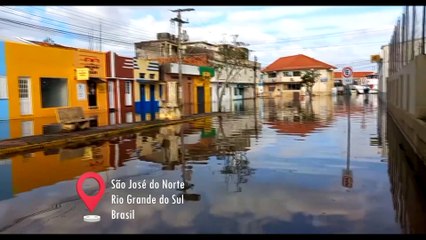 Inundaciones en Brasil - Visté un pueblo bajo el agua