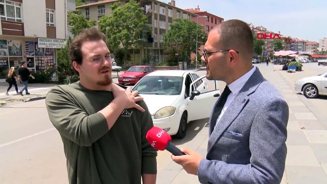 Kornayla uyaran sürücünün camını kırdılar