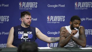 Luka Doncic, Kyrie Irving React to Dallas Mavericks Advancing to Western Conference Finals