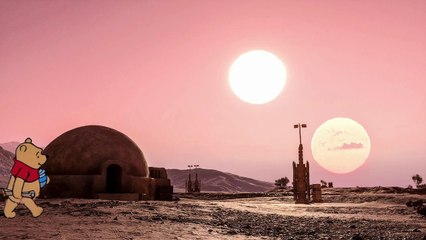 Pooh's Adventures of Star Wars - Walking past the Lars Homestead