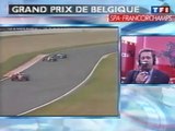 F1 GP BELGIQUE 1995 TF1 (TRES BELLE STRATEGIE DE MICHAEL SCHUMACHER SOUS LA PLUIE)