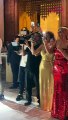 رقصة رومانسية بين سامح يسري وإبنته من حفل زفافها