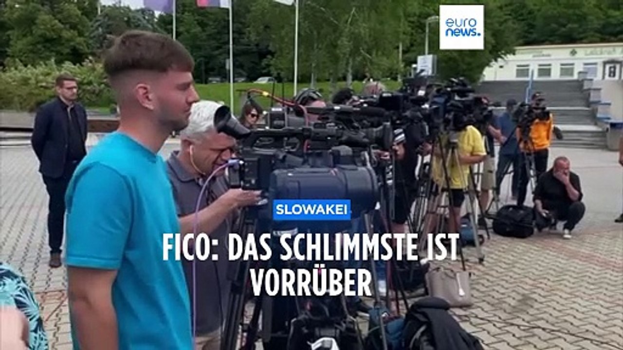 Attentat auf Robert Fico: 'Das Schlimmste ist überstanden'